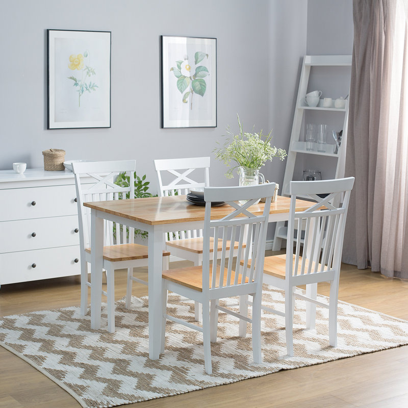 Rabun Solid Wood Dining Table, H74 x L120 x W75cm