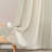 Kidist Linen Semi-Sheer Rod Pocket Curtain Pair-1963855535-1963855529