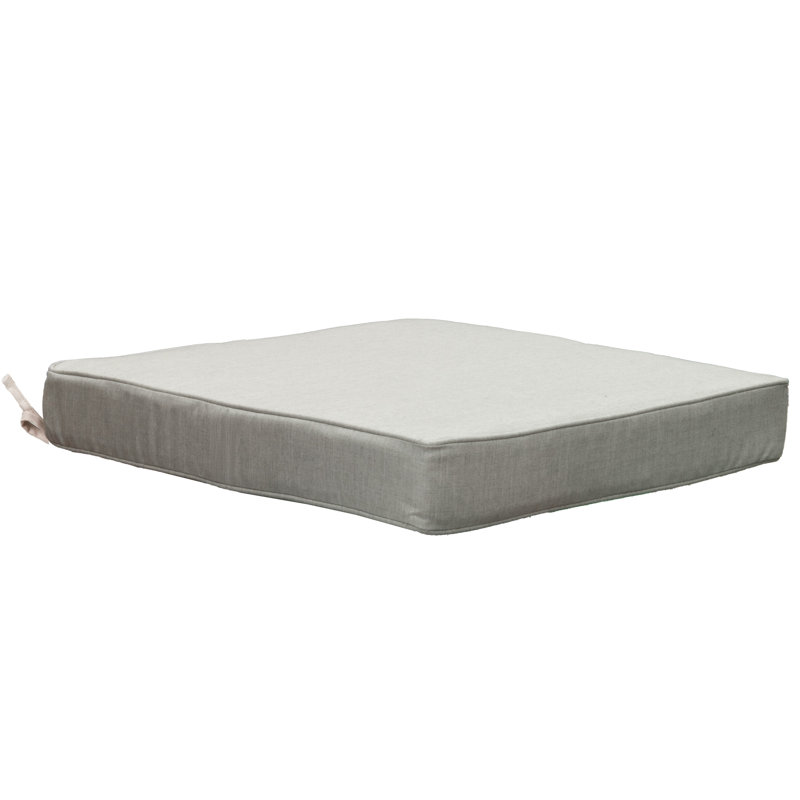 Sunbrella Premium Outdoor Seat Pad, Cast Silver Sunbrella®