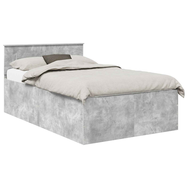 Bed, Double (4'6), Concrete Grey