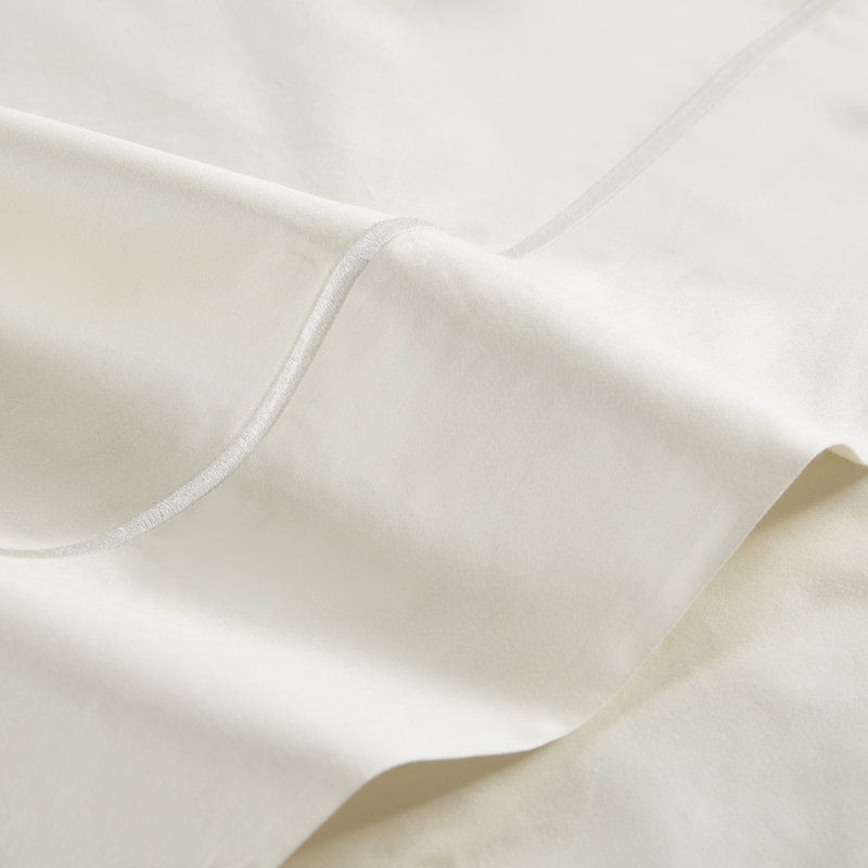 Croscill Luxury Egyptian 500TC Cotton Sheet Set, Queen, Ivory