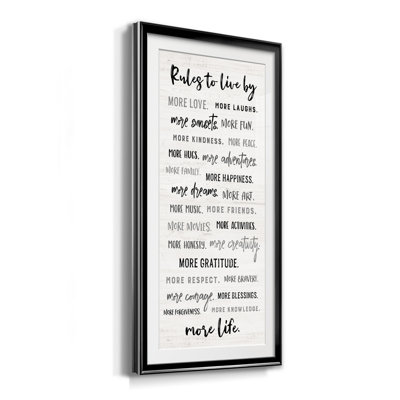 Rules To Live By - Impression