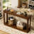 55.1-Inch Curved-Leg Storage Table-93801205