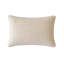 Coussin décoratif lombaire texturé doux ivoire, coussin décoratif de style japonais minimaliste neutre