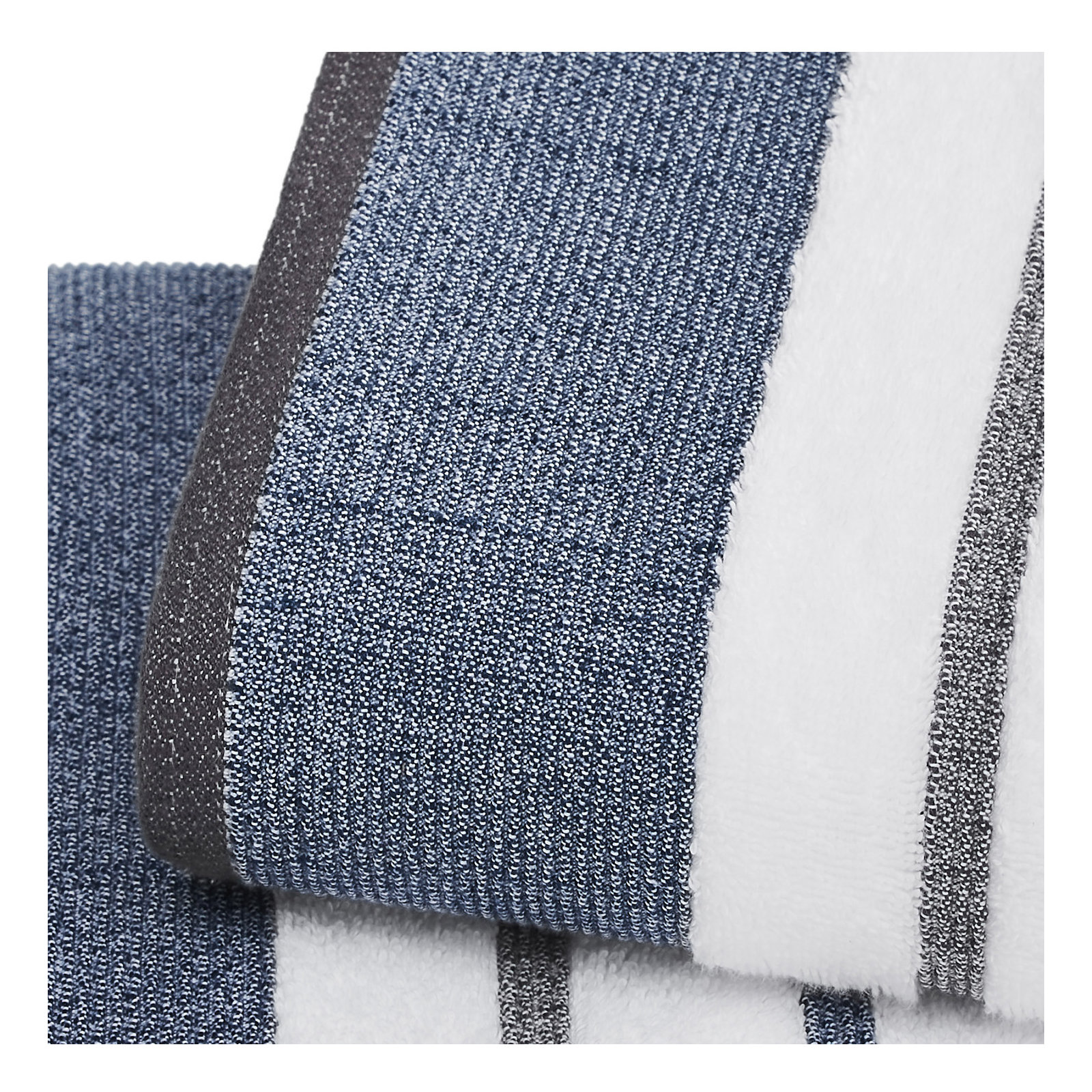 Deanthony Luxury Cotton Decorative, Moroccan Blue/December Sky, Hand Towels - 4 Pack