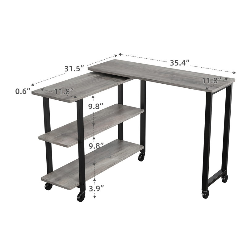 Ollins End Table, Grey