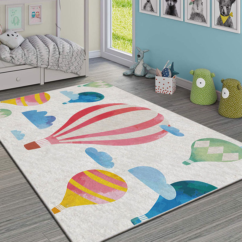 Luxurious Area Rug (2.6 x 4.6 Feet), 100% Polyester, 740 g/m² | Soft Velvet Fabric, Non-Slip Felt Dot Underside, Laminated Sponge for Comfort | Antibacterial, Machine Washable at 30°C | Elegant Home Décor