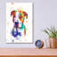 «Colorful Watercolor Pit Bull 2» par Furbaby Affiliates-979227415