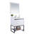 Riey 30 " W Free Standing Wall Mounted Single Double Single Vanity Bathroom Vanity With Stone Top