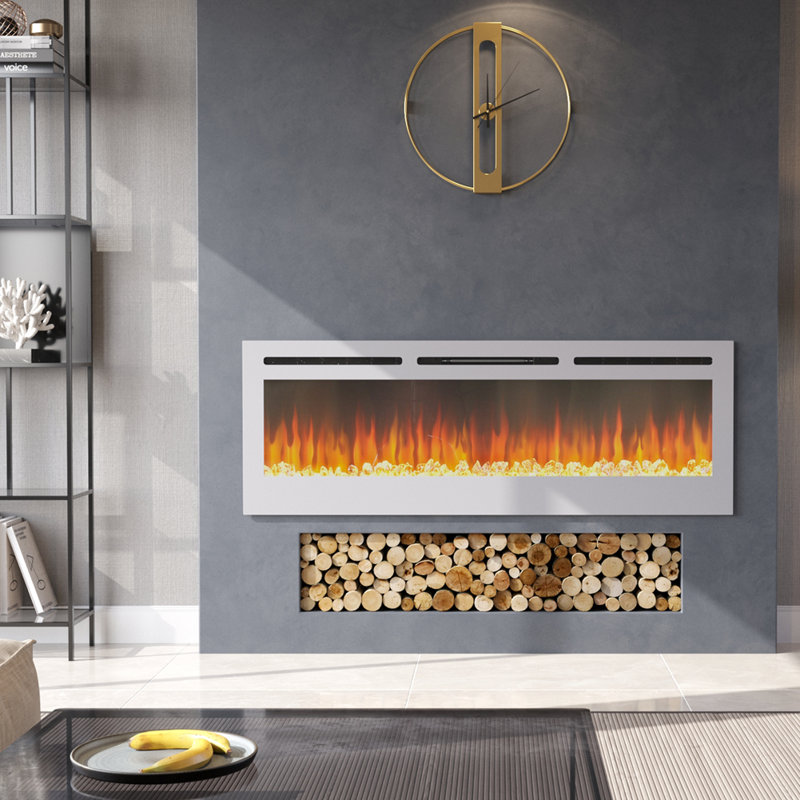Belfry Heating 152.4cm W Electric Fireplace with 5120 BTU
