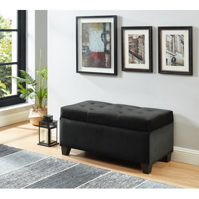 Carmelita Velvet Ottoman
