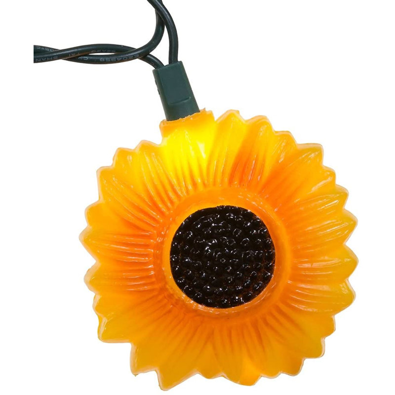 Guirlande de 10 lumières tournesol