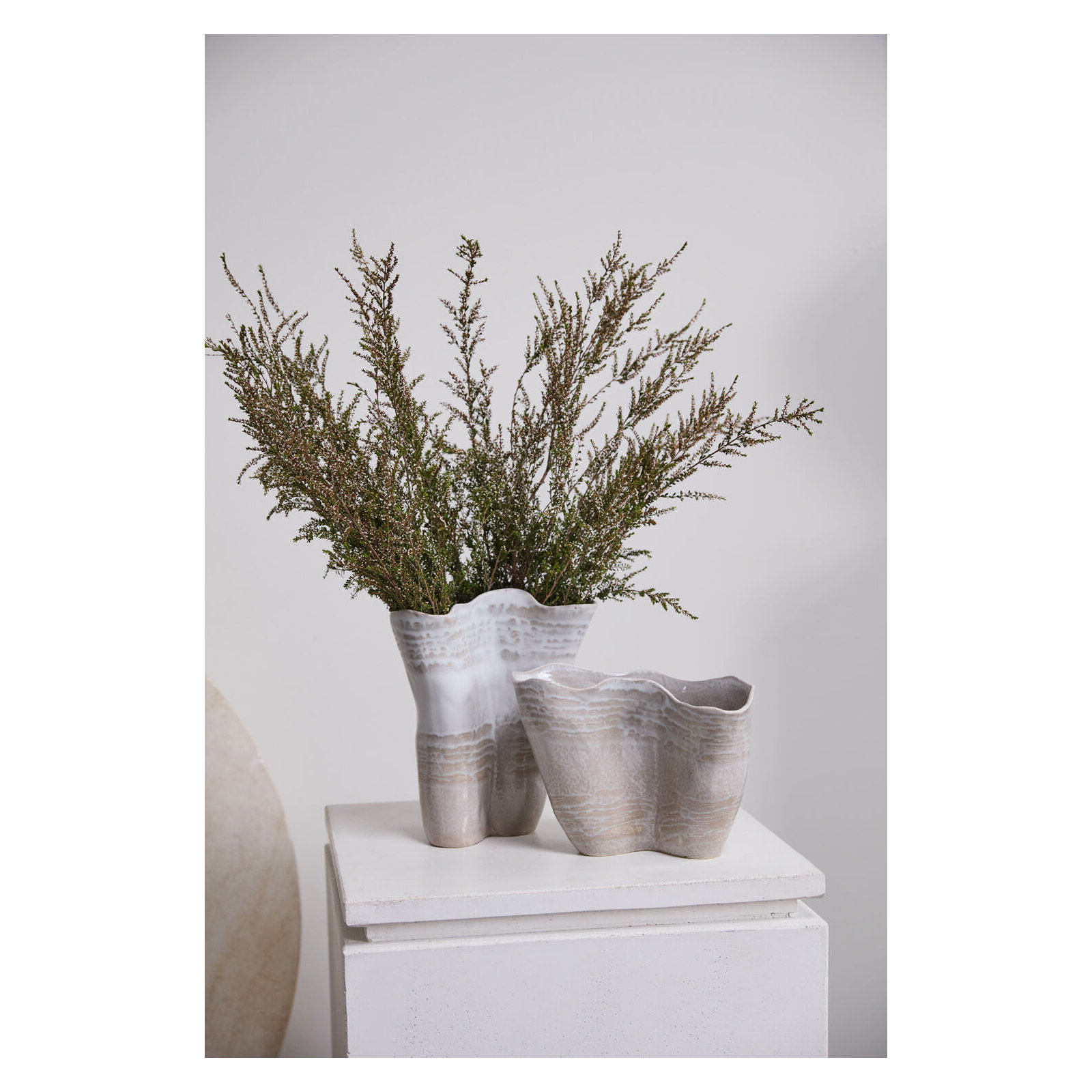 Claribel Vase 10.75"x 6.25"x 8"