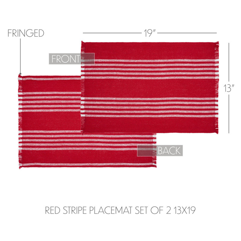 Arendal Striped Rectangle Placemat