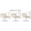 Base de lit plateforme simple avec tête de lit tapissier en tissu et support en lattes de bois