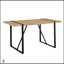 55 Inch MDF Wood Dining Table And Modern Linen Chair Set Of 4, Mid Century Design With Metal Base & Legs-1107136244-1107136251
