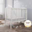 Waffi Space Saver Cot White With Mattress  