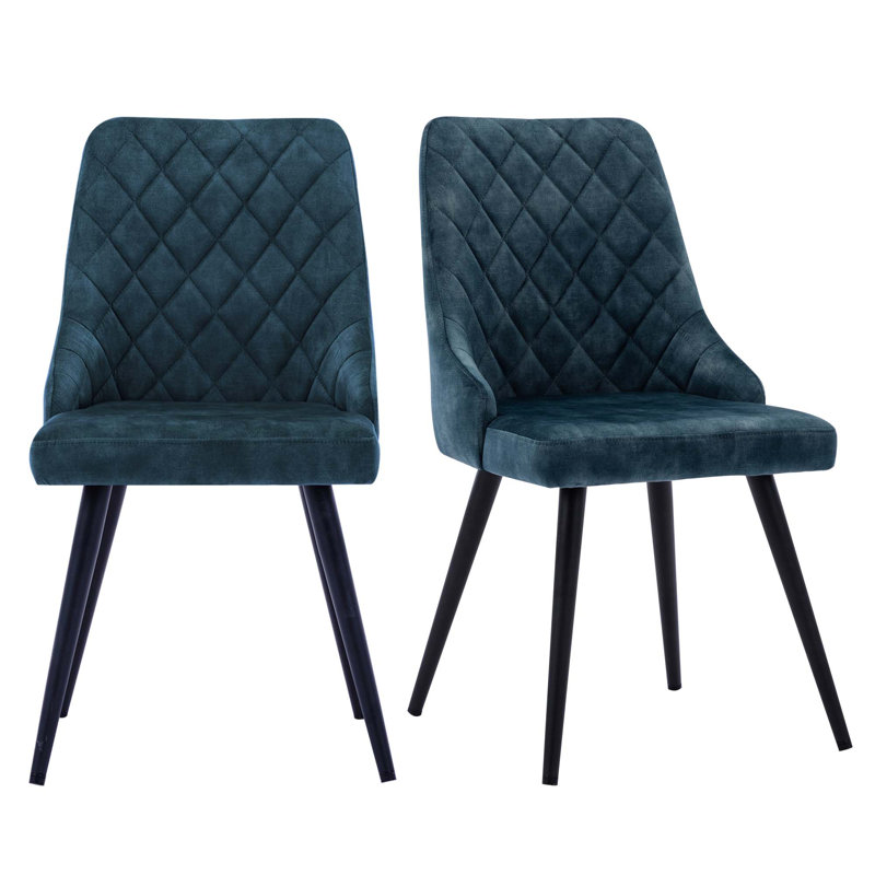 Olmo Upholstered Dining Chair, Blue