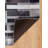 Jameown Patchwork Faux Cowhide Gray/Black Printed Area Rug-1846154052
