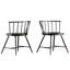Ensemble de table de salle à manger et de chaises à dossier bas en placage de béton Warner-114509599