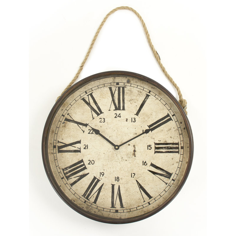 Bale Metal Analog Wall Clock