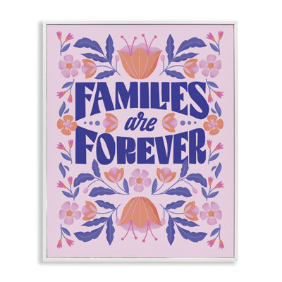 «Floral Familles Are Forever», estampe numérique, conception de Muffin Grayson