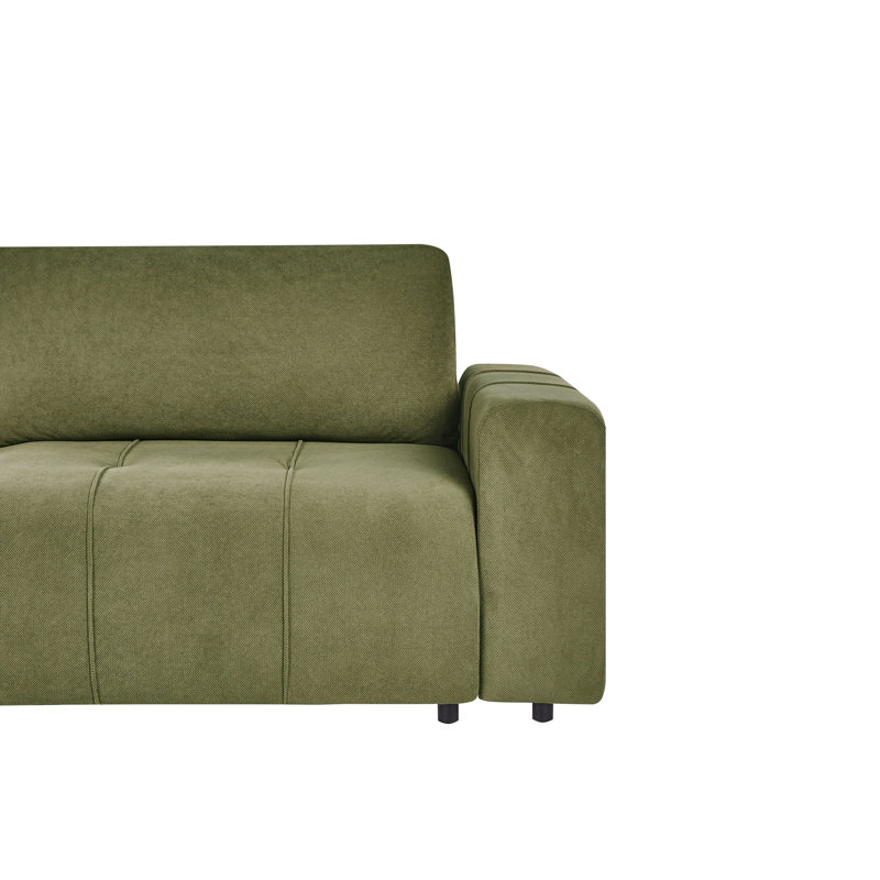 INNVIK 3 Seater Sofa Bed, Left Hand Facing, Green