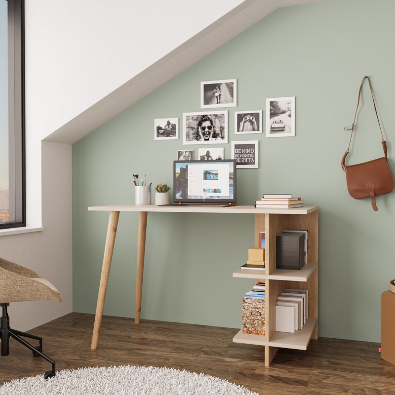 VIOLET Modular Writing Desk, Light Grey
