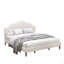 Très grand lit plateforme tapissier avec tête de lit réglable, lit plateforme rembourré en tissu de lin de style simple et moderne, aucun sommier tapissier requis, assemblage facile-1960433325-1960433315