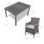 Ahmid 8 - Person Wicker Patio Dining Set with Rectangular Table , Cushions Included-596183568-573849770