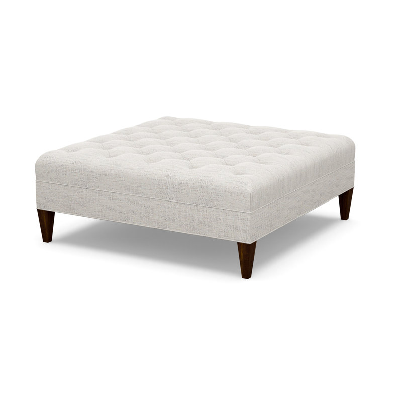 Square Ottoman, Walnut, 3906-73