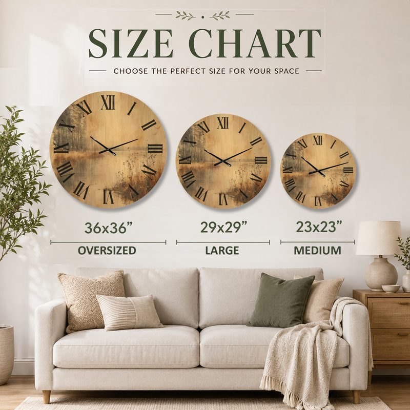  Horloge murale Wildflower, Medium