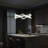 Adjustable Height Aquaflow Ripple 4500/6500K LED Chandelier