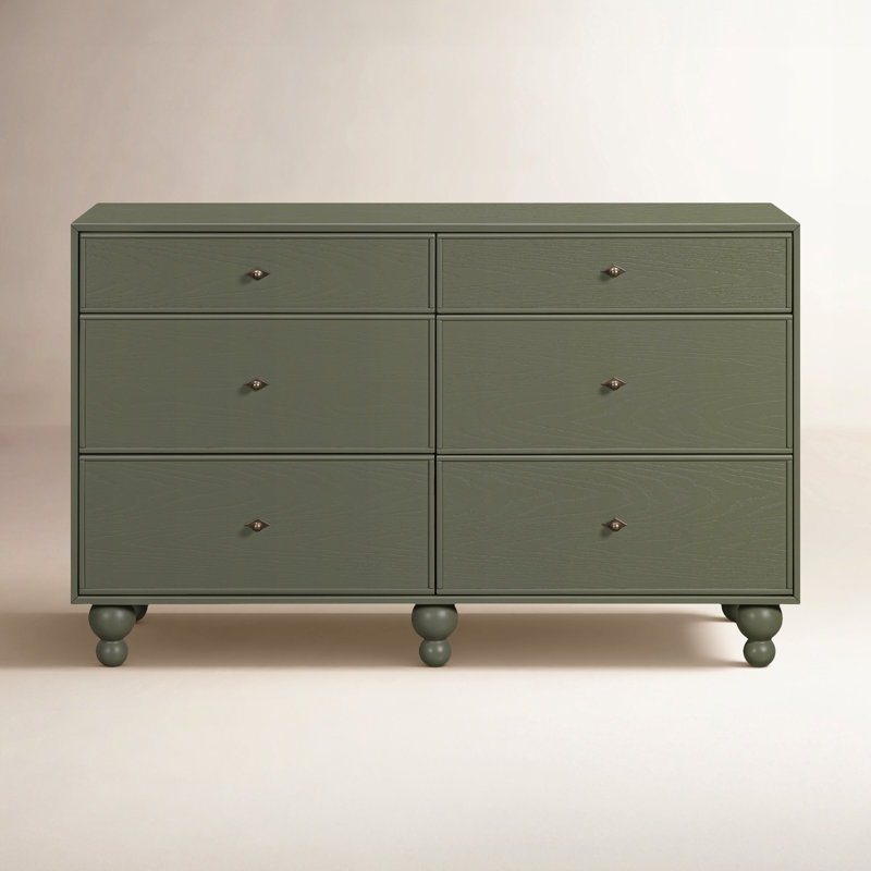 Astre 6-Drawer Wide Assembled Dresser (54") by Nate Berkus, Archival Elm