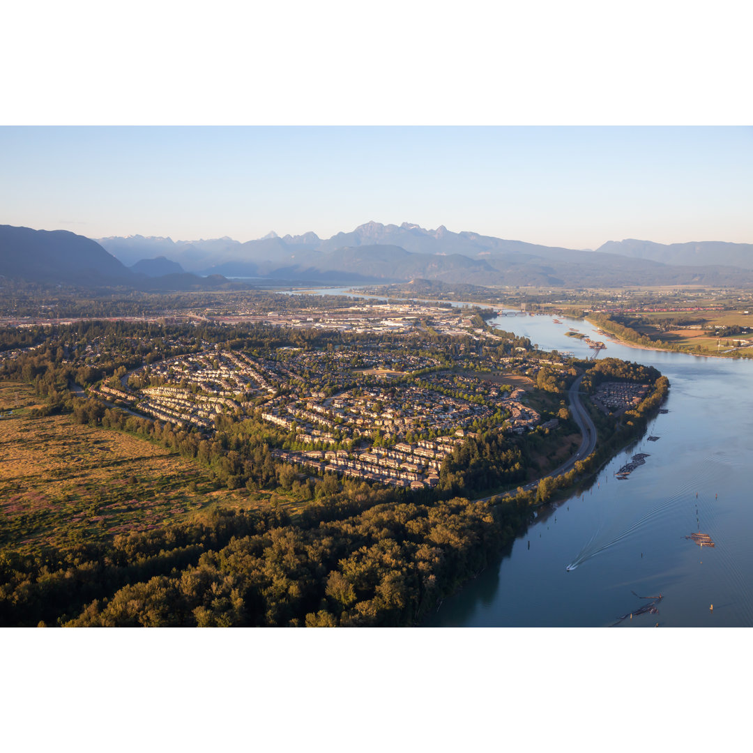 Residential Aerial - Wrapped Canvas Kunstdrucke