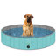 Piscine pliable pour chien - piscine et baignoire portables pour animaux de compagnie, PVC durable, drainage facile et conception sans gonflage-29430494-29430130