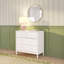 Commode 4 tiroirs Charlotte, lin blanc-388785933