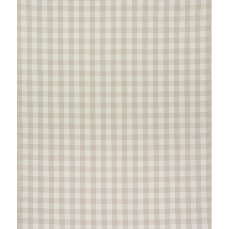 Camden Cotton Check Fabric, Natural