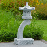 Asrar 96cm Poly-resin Garden Torch