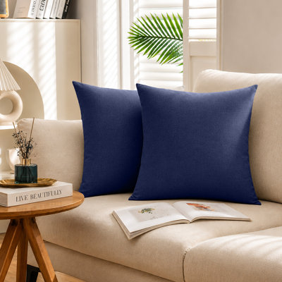 Classic Microfiber Cushion Cover Fade Resistant for Sofa and Bed
