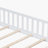 Khrystina Shilu Floor Platform Bed with Fence and Door for Kids-2125459752