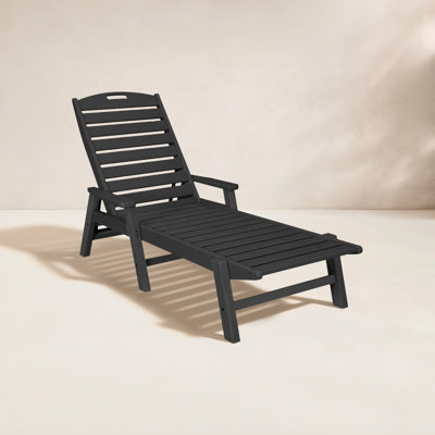 POLYWOOD® Nautical 27" Patio Chaise Lounge