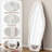 Full Length Mirror, 63" X 24" Floor Mirror/ Wall Mirror, Flannel Wrapped Wooden Frame Floor Mirror,Irregular Wavy Mirror Standing/Halling Large Wall Mirror For Bedroom,Living Room, Dressing Room-1667945575