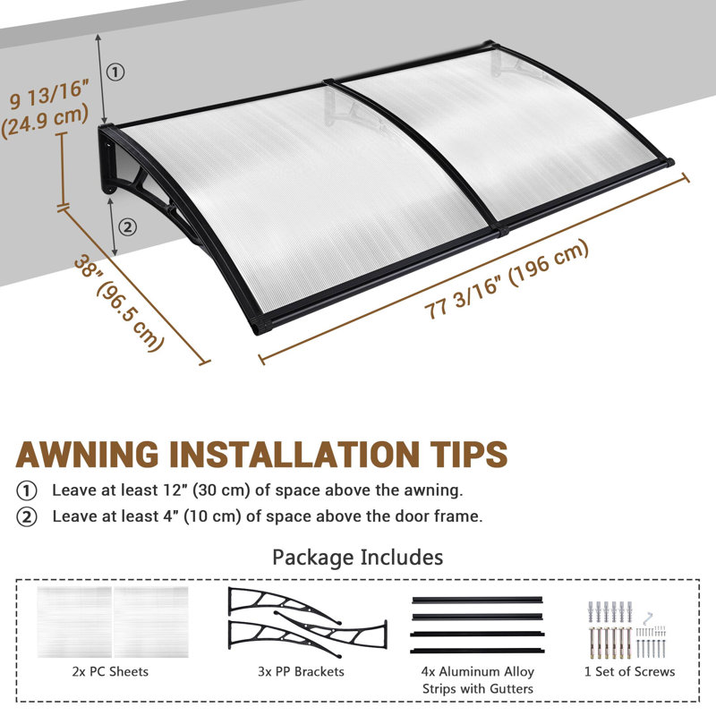 Toile pour auvent pour fenêtre