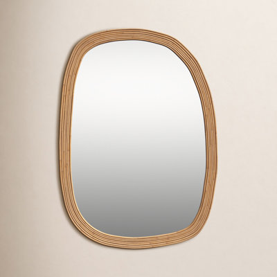 Maui 22" Rattan Accent Mirror