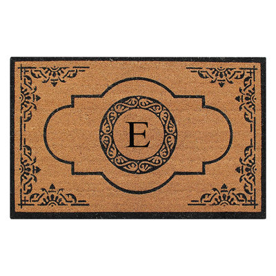Stephengould Monogrammed Coir Doormat 30"x48" - Anti-shed Treated Large Front Door Mat