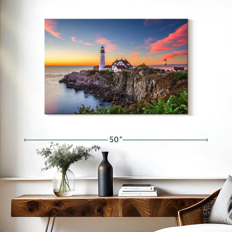 Aletra, phare de Portland Head, H 26 po x l 39 po