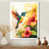 White Picture Framed