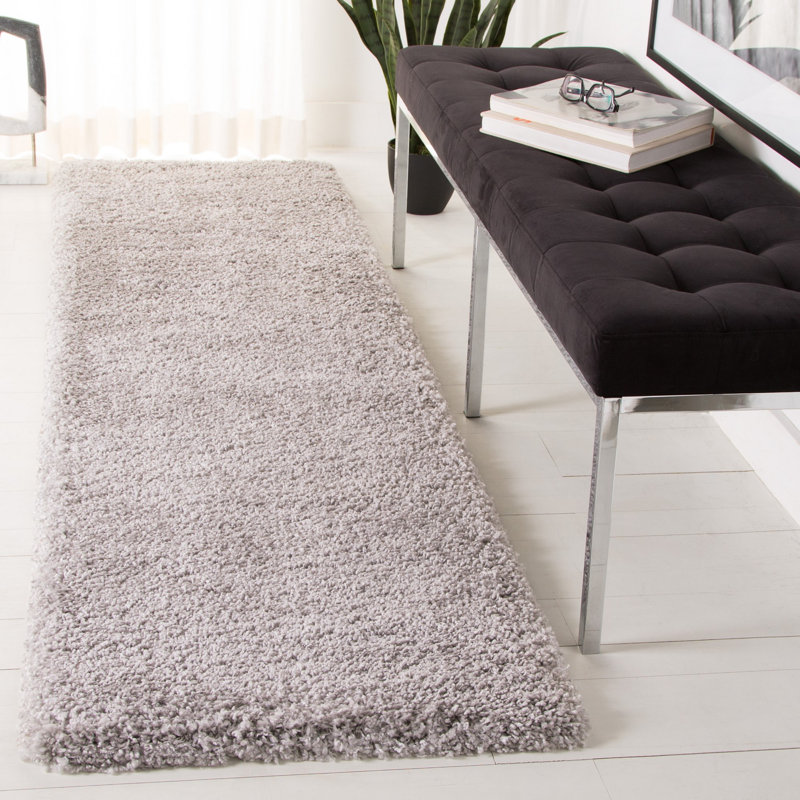 Chiles Royal Shag Performance Solid Color Rug, Runner 2'2" x 8'