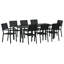 8 - Person Patio Dining Set Rectangular Table